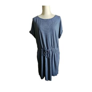 Hilary Radley Blue Stripe Dress XL